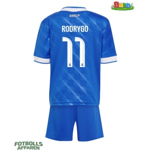 Real Madrid Rodrygo Goes #11 Tredjeställ Barn 2025-26 Kortärmad (+ Korta byxor)
